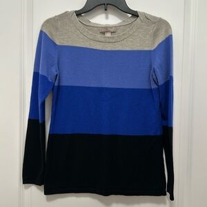 Banana Republic light weight color blocked sweater